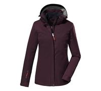 killtec Donna Giacca funzionale/giubbotto da esterno con cappuccio senza zip KOS 133 WMN JCKT, weintraube, 40, 38383-000