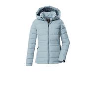 killtec Donna Giacca/giaccone trapuntato in piuma d'oca con cappuccio KOW 10 WMN QLTD JCKT, hell eisblau, 42, 43302-000