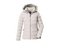 killtec Donna Giacca/giaccone trapuntato in piuma d'oca con cappuccio KOW 10 WMN QLTD JCKT, weißer Sand, 44, 43302-000