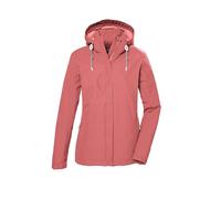 killtec Donna Giacca impermeabile funzionale/giubbotto da esterno con cappuccio senza zip KOS 61 WMN JCKT, hell sienna rot, 50, 42858-000