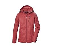 killtec Donna Giacca softshell/giacca outdoor con cappuccio con zip KOS 121 WMN SFTSHLL JCKT GRPHIC, hell sienna rot, 46, 42852-000