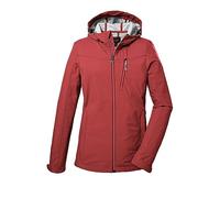 killtec Donna Giacca softshell/giacca outdoor con cappuccio KOS 89 WMN SFTSHLL JCKT, coral pink, 50, 39138-000