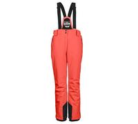 killtec Donna Pantaloni da Sci/Funzionali con Bretelle Staccabili, paraspigoli e Protezione antineve KSW 249 Wmn Ski PNTS_ERIELLE, Bright Coral, 50, 43428-000