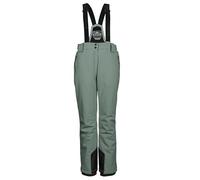 killtec Donna Pantaloni da Sci/Funzionali con Bretelle Staccabili, paraspigoli e Protezione antineve KSW 249 Wmn Ski PNTS_ERIELLE, grüngrau, 40, 43428-000
