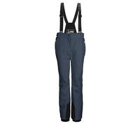Killtec Donna Pantaloni da Sci/Pantaloni Funzionali con Bretelle Staccabili, Protezione Bordi, paraneve e Ventilazione delle Gambe KSW 61 Wmn Ski PNTS, Taubenblau, 42, 43425-000