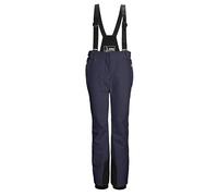 Killtec Donna Pantaloni da Sci/Pantaloni Funzionali con Bretelle Staccabili, Protezione Bordi, paraneve e Ventilazione delle Gambe KSW 61 Wmn Ski PNTS, NachtBlau, 36, 43425-000