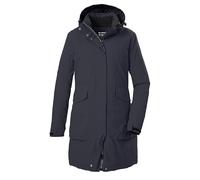 killtec Donna Parka/cappotto impermeabile con cappuccio con zip Damen Funktionsparka, dunkelnavy, 44, 43284-000