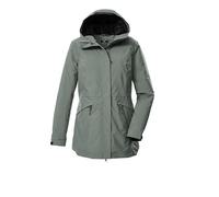 killtec Donna Parka da esterno/parka funzionale con cappuccio KOW 19 WMN PRK, grüngrau, 50, 43307-000