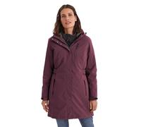killtec Donne Parka/parka funzionale con cappuccio staccabile con cerniera KOW 165 WMN PRK, dark plum, 38, 37726-000