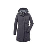killtec Donna Parka funzionale con cappuccio senza zip KOW 165 WMN PRK, metall, 40, 37726-000