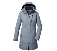 killtec Donna Parka funzionale con cappuccio senza zip KOW 303 WMN PRK, graumelange, 48, 41815-000