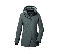 killtec Donna Parka funzionale/parka con cappuccio KOW 93 WMN PKR, blaugrau, 44, 41817-000