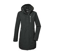 killtec Donna Parka funzionale/parka con cappuccio senza zip KOS 30 WMN PRK, dunkelgrün, 44, 42918-000
