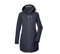 killtec Donna Parka/giacca in softshell con cappuccio con chiusura a zip KOS 57 WMN SFTSHLL PRK, nachtblau, 46, 42854-000