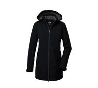 killtec Donna Parka softshell/giacca softshell con cappuccio con zip KOW 95 WMN SFTSHLL PRK, schwarz, 38, 41803-000