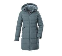 killtec Donna Parka trapuntato/Parka funzionale con cappuccio KOW 11 WMN QLTD PRK, blaugrau, 40, 43303-000