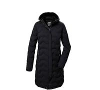 killtec Donna Parka trapuntato/Parka funzionale con cappuccio KOW 9 WMN QLTD PRK, schwarz, 36, 41806-000