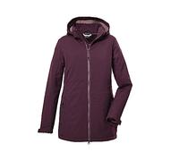 Killtec Donne Giacca softshell/giacca outdoor con cappuccio staccabile con cerniera KOW 8 WMN SFTSHLL JCKT, dark plum, 42, 39685-000