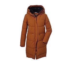 killtec Donne Parka trapuntato/parka effetto piumino con cappuccio KOW 16 WMN QLTD PRK, dark curry, 46, 39697-000