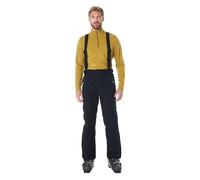 Killtec Enosh, Pantaloni Funzionali con Spalline Rimovibili, Protezione Bordi e paraneve Mens, Nero, S