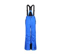 Killtec Gauror Jr 00838-Neon Blue 116 - Pantaloni Funzionali da Sci da Ragazzo, con Pettorina Rimovibile, paraneve e Protezione Bordi, Impermeabili, Traspiranti