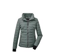Killtec Giacca da sci da donna Ksw 248 Wmn Ski Qltd Jck, con paraneve rimovibile, Donna, Giacca trapuntata da sci con paraneve rimovibile, 37438-000, Menta acciaio chiaro, 42