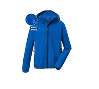 Killtec Giacca funzionale da ragazzo/giacca impermeabile con cappuccio e Magic Print KOS 145 BYS JCKT, royal, 128, 44090-000