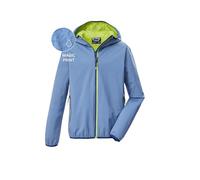 Killtec Giacca funzionale da ragazzo/giacca impermeabile con cappuccio e Magic Print KOS 145 BYS JCKT, denim, 140, 44090-000