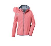 Killtec Giacca funzionale impermeabile con cappuccio e Magic Print KOS 156 GRLS JCKT, rosa chiaro, 140, 44115-000