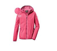Killtec Giacca funzionale impermeabile con cappuccio e Magic Print KOS 156 GRLS JCKT, rosa scuro, 140, 44115-000