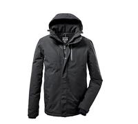Killtec Uomo Giacca funzionale/giacca outdoor con cappuccio senza zip - taglia corta KOW 161 MN JCKT KG, schwarz, 28, 43055-000