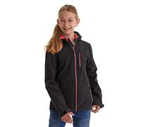 Killtec Giacca Softshell con Cappuccio, Antracite Scuro, 128 Bambine e Ragazze