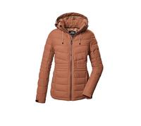 killtec Giacca trapuntata da donna con cappuccio staccabile, impermeabile KOW 10 WMN QLTD JCKT, albicocca scuro, 38, 41807-000