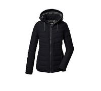 killtec Giacca trapuntata da donna con cappuccio staccabile, impermeabile, KOW 10 WMN QLTD JCKT, nero, 46, 41807-000