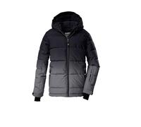 killtec Giacca trapuntata da uomo con cappuccio e paraneve KSW 252 MN QLTD JCKT, grigio medio, XXL, 43822-000