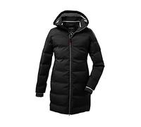 Killtec Girl's Cappotto invernale/parka in piumino con cappuccio KOW 196 GRLS QLTD CT, black, 128, 38511-000