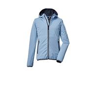 killtec Girl's Giacca funzionale a 2 strati/giacca outdoor con cappuccio, ripiegabile KOS 229 GRLS JCKT, ice-blue, 176, 39647-000