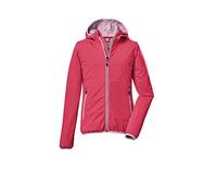 killtec Girl's Giacca funzionale a 2 strati/giacca outdoor con cappuccio, ripiegabile KOS 229 GRLS JCKT, pink, 140, 39647-000