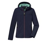 Killtec Girl's Giacca softshell con cappuccio KOW 194 GRLS SFTSHLL JCKT, dark navy, 116, 38507-000