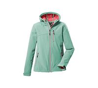 Killtec girls Giacca softshell/giacca da esterno con cappuccio - Girls Softshelljacke, menta, 140, 37769-000