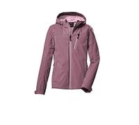 killtec Girl's Giacca softshell/giacca outdoor con cappuccio KOS 235 GRLS SFTSHLL JCKT, rose wood, 164, 40890-000