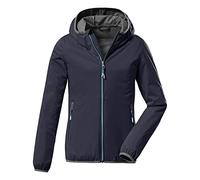 Killtec Girl's Giubbotto softshell con collo in piedi, impacchettabile - KOS 164 GRLS SFTSHLL JCKT, blue anthracite, 152, 38362-000
