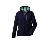 Killtec Girls Softshell Jacke, Giacca softshell/giacca outdoor con cappuccio Bambina, dunkelnavy, 164