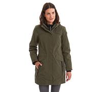 Killtec Grindavik Wmn Ct B, Parka Funzionale con Cappuccio Rimovibile Donna, Oliva Scuro, 38