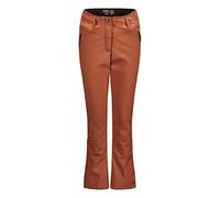 Killtec Jilia, Pantaloni Softshell con paraneve Donna, Rosso Bruciato, 34
