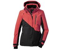 Killtec (KILAH) Women's Giacca da sci/giacca funzionale con cappuccio staccabile con zip e paraneve KSW 144 WMN SKI JCKT, melange antracite, 38, 38624-000