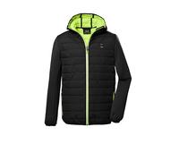 killtec KOS 349 BYS JCKT - Giubbotto trapuntato con cappuccio Bambino, Nero,
