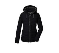 Killtec Kow 10 Wmn Qltd Jckt Trapuntata con Cappuccio Rimovibile e Giacca Funzionale Impermeabile, Nero, 36 Donna