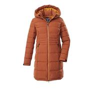 killtec KOW 11 WMN QLTD PRK 43303-000 - Parka trapuntato da donna con cappuccio, colore: marrone rame 44