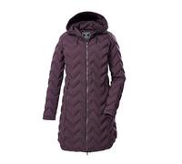 killtec KOW 14 WMN QLTD PRK 43306-000 - Parka trapuntato da donna con cappuccio, taglia 40, colore: Prugna